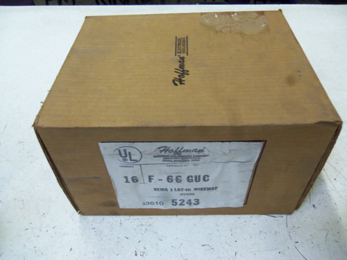 LOT OF 16 HOFFMAN F-66 GUC WIREWAY NEW IN BOX