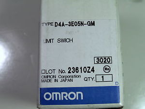 OMRON D4A-3E05N-GM LIMIT SWITCH 3A 24VDC New