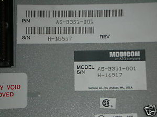 MODICON AS-B351-001 INPUT MODULE