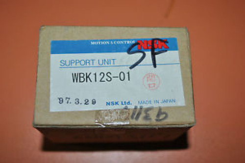 NSK SUPPORT UNIT WBK12S-01 WBK12S01 NEW IN BOX