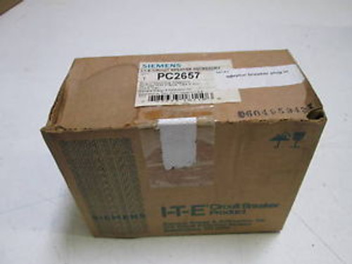 SIEMENS CIRCUIT BREAKER ACCESSORY PC2657 NEW IN BOX