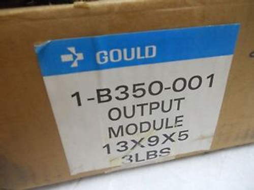 GOULD MODICON OUTPUT MODULE B350-001 NEW B350001