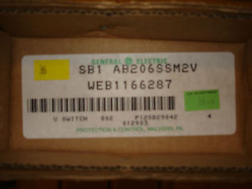 General Electric Selector Switch SB1 AB206SSM2V New