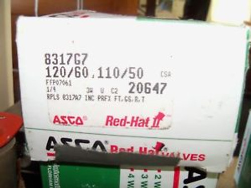 NEW ASCO SOLENOID VALVE 8317G7 1/4 PIPE  New (HH2-2)