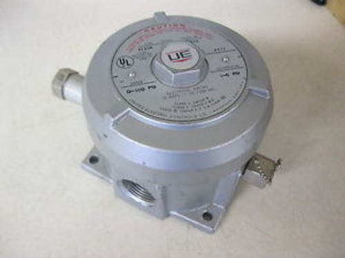 UE United Electric Explosion Proof Pressure Control Switch J110A 356 9810