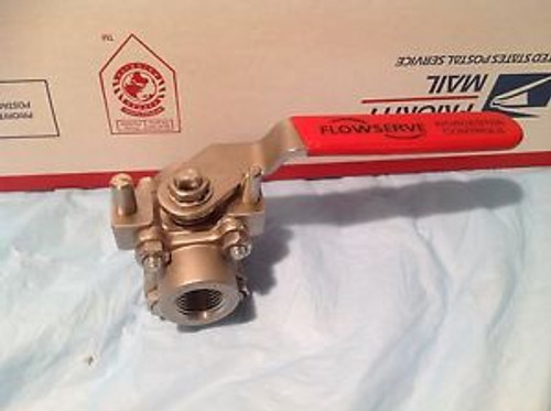 NEW WORCESTER CONTROLS 4466TSE FLOWSERVE 1/2 IN NPT STAINLESS BALL VALVE