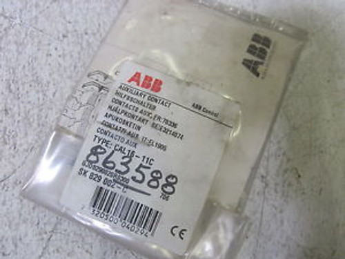 ABB CAL16-11C AUXILLARY CONTACT NEW IN FACTORY BAG