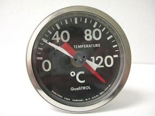 QUALITROL 0-120C  Liquid Temperature Gauge Gage DAL-056-6