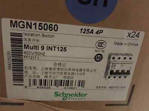1pc Schneider isolation switch MGN15060 125A 4P Multi 9 INT125