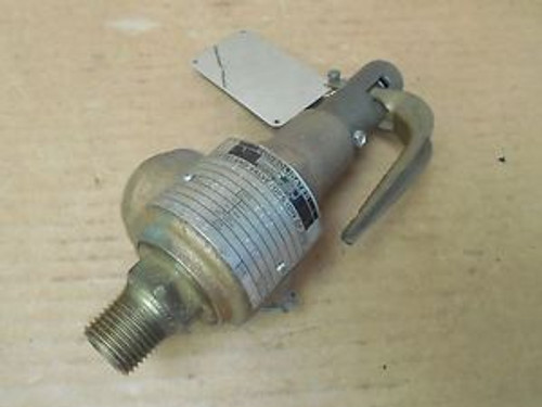 Dresser Consolidated Safety Valve 1543D-21BR 1/2 NPT 165 PSI New