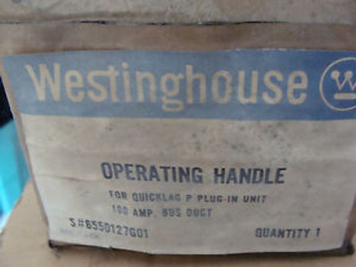 New Westinghouse S# 655D127G01 Operating Handle For 100 Amp Bus Duct Plug In