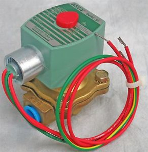 ASCO Red-Hat Solenoid Valve CAT#: 8210G93 PIPE 3/8 Watts 10.1 6F2