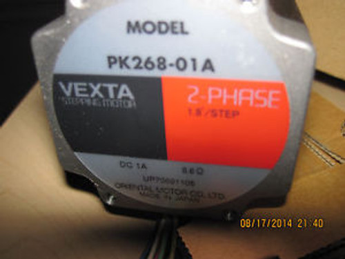 VEXTA MODEL PK268-01A 2-PHASE 1.8 DEG PER STEP STEPPER MOTOR STEPPING