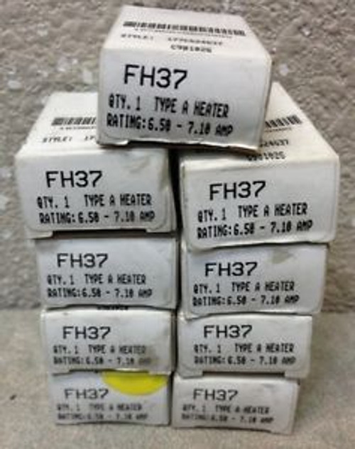 CUTLER HAMMER FH37 (LOT OF 9) THERMAL OVERLOAD HEATER NEW