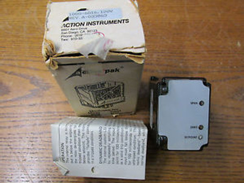 NEW NOS Action Pak 1000-6016 DC Limit Alarm 120VAC In: 4-20mA DC Out: Relay DPDT