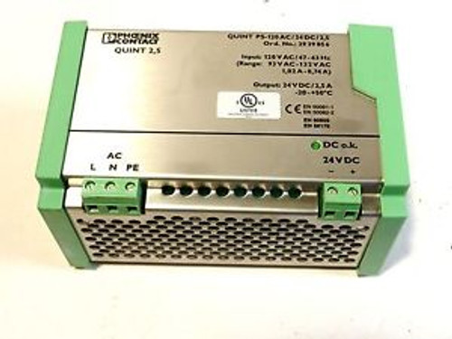 Phoenix Contact  78-104-4300 Power Supply Quint 10 PS-120AC/24DC/10