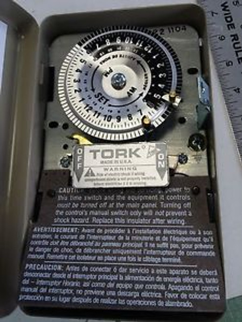 NEW  TORK 1104 1104-07-22 24-HOUR TIME SWITCH 208-277VAC DSPT 40A  GL