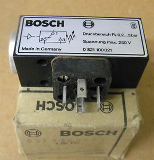 BOSCH 0-821-100-021 PRESSURE SWITCH New 0821100021