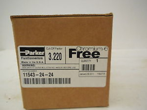 NEW PARKER 11543-24-24 FITTING 115432424