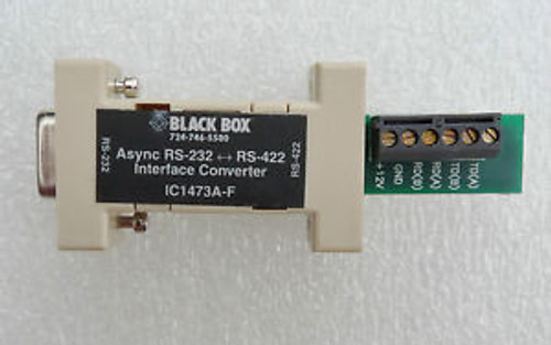 NEW BLACK BOX IC1473A-F ANSYNC RS-232 TO RS-422 INTERFACE CONVERTER BIDRECTIONAL