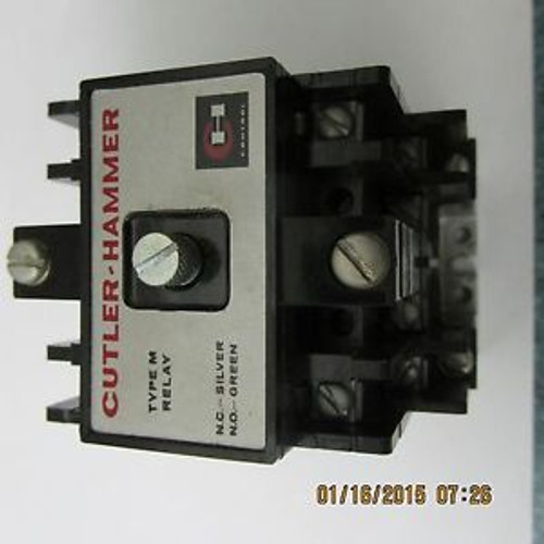 Cutler Hammer Type M Relay 120 Volt Coil NEW