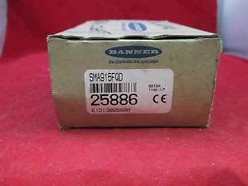 Banner SMA915FQD Photoelectric Sensor new