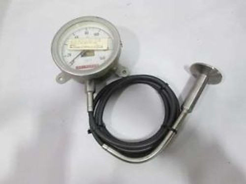 NEW ANDERSON 15874 TRI-CLAMP FITTING 0-160PSI 5IN 2IN PRESSURE GAUGE D377812