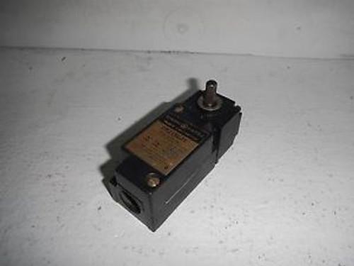 General Electric CR215GFE/CR215GH12 Limit Switch 600VAC With Operating Head