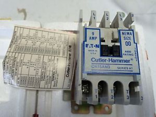 NEW Eaton Cutler Hammer Size 00 Contactor CN15AN3 120VAC CoiL 9AMP  BP