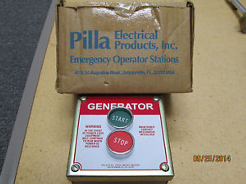 NEW OTHER PILLA MNSTL GENERATOR START/STOP PUSHBUTTON STATION.