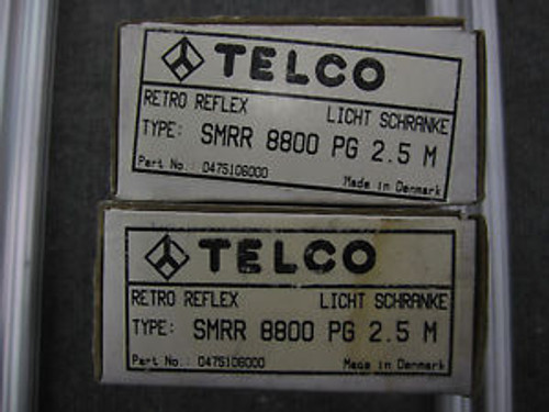 TELCO SMRR 8800 PG 2.5 M Retro Reflex Sensor 0475106000 smrr-8800