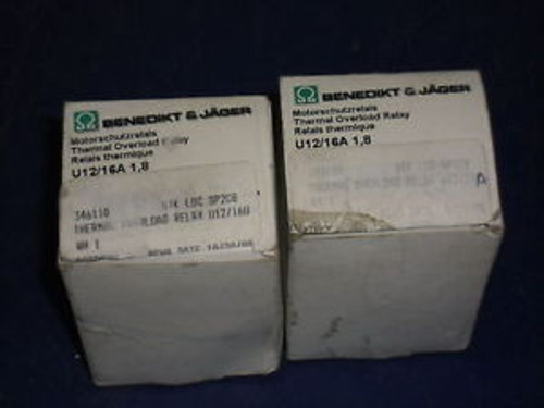 2 BENEDIKT & JAGER U12/16A 1,8 NEW