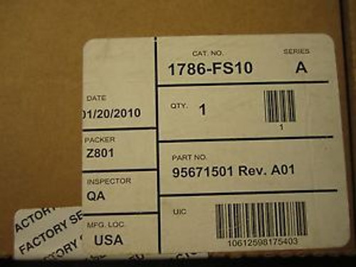 NEW ALLEN BRADLEY 1786-FS10 CABLE NEW IN SEALED BOX.