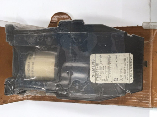 SIEMENS INDUSTRIAL CONTROL RELAY 3TH83 55-OBB4