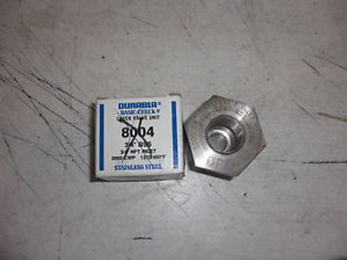 DURABLA 8004 3/4 BSS 303SS NEW IN A BOX
