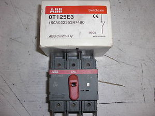 ABB 0T125E3 NEW IN THE BOX