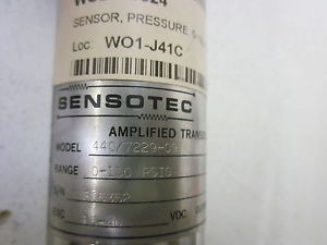 SENSOTEC 440/7229-09 NEW OUT OF A BOX
