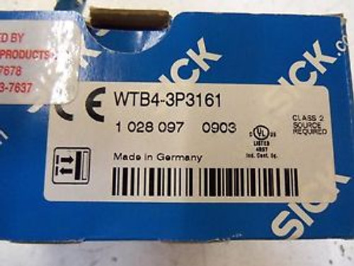 SICK WTB4-3P31161 NEW IN BOX