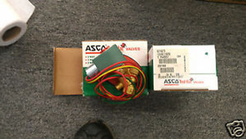 3/8 2W N/C ASCO Red Hat Valve and Solenoid  New