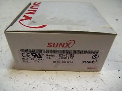 2 SUNX EX-11EB FIBER OPTIC SENSOR NEW IN BOX