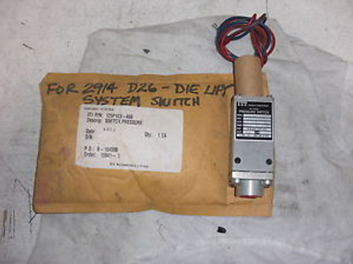 ITT AEROSPACE CONTROLS PRESSURE SWITCH  125P1C3-668 NEW