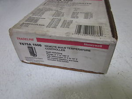 HONEYWELL T675A 1508 REMOTE BULB TEMPERATURE CONTROLLER NEW IN A BOX