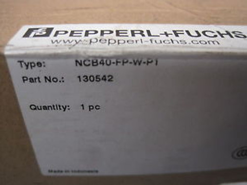 NEW PEPPERL FUCHS NCB40-FP-W-P1 INDUCTIVE SENSOR NCB40FPWP1
