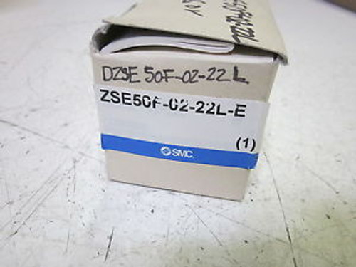 SMC ZSE50F-02-22L-E VACUUM SWITCH NEW IN A BOX