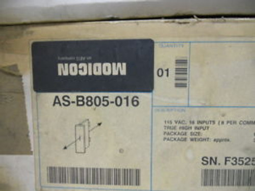 MODICON AS-B805-016 NEW OUTPUT MODULE ASB805016