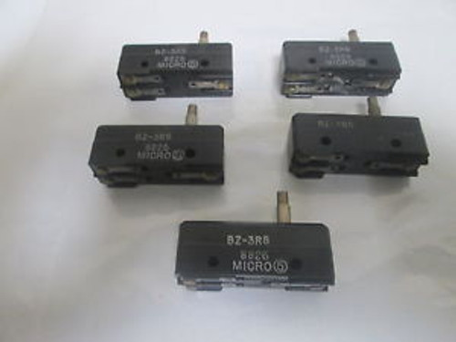5 MICROSWITCH BZ-3RS LIMIT SWITCH NEW OUT OF BOX