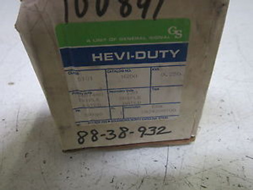 HEVI-DUTY W250 TRANSFORMER NEW IN A BOX