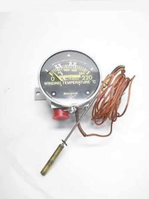 NEW WESTINGHOUSE 0-220C WINDING TEMPERATURE GAUGE SWITCH D481806