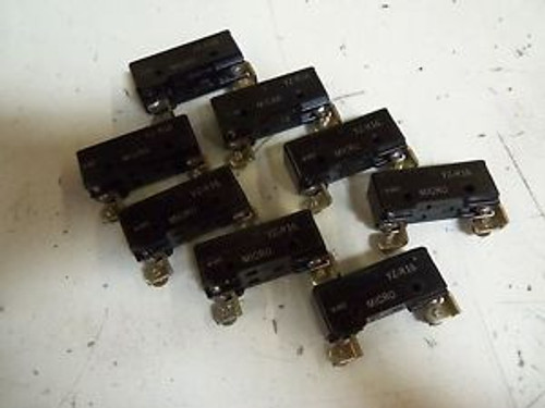 8 MICRO SWITCH  YZ-R16 NEW OUT OF BOX
