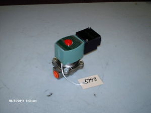 ASCO Solenoid Valve Cat #JFKX8210G9312276 S/S 2-Way N/C 3/8 NPT 24 VDC (NEW)